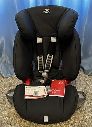 Автокрісло britax romer evolva 1-2-3 grey (9–36 кг, від 9 міс. до 12 років)