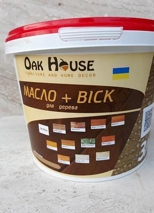 Олія з воском oak house для дерева колір сосна 3 л