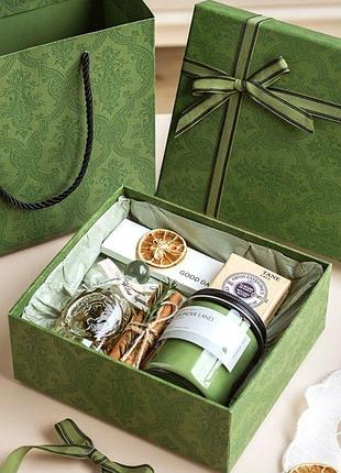 Подарочный набор “wonder land” зеленый luxury box