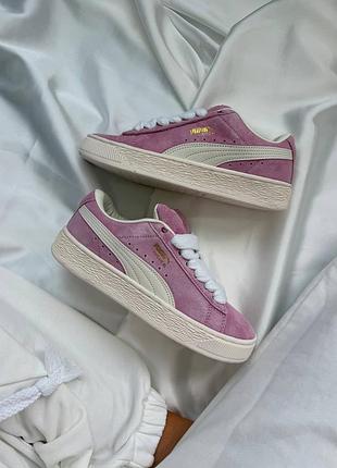 Жіночі кросівки puma suede xl pink