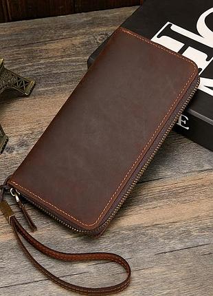 Мужской кожаный клатч wild leather (2123)