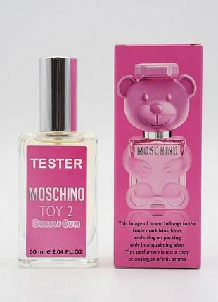 Духи женские тестер moschino toy 2 bubble gum 60 мл парфюм москино той 2 бабл гам