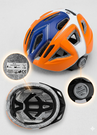 Дитячий велосипедний шолом bikemate (in-mold) — безпека та стиль