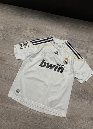 Футбольна футболка adidas real madrid 2009-2010 home jersey 9 ronaldo
