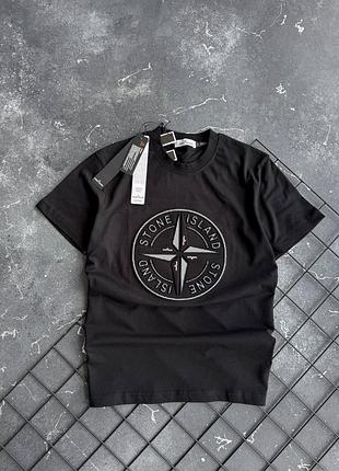 Мужская футболка stone island black