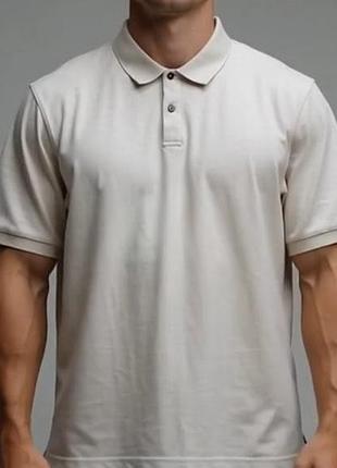 Поло m&amp;s в большом размере xxl, хлопок, свободный крой regular fit