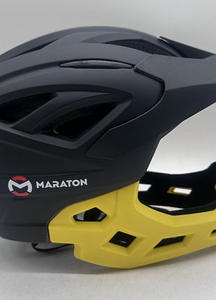 Защитный шлем для байка maraton surface d38 m,(yellow)
