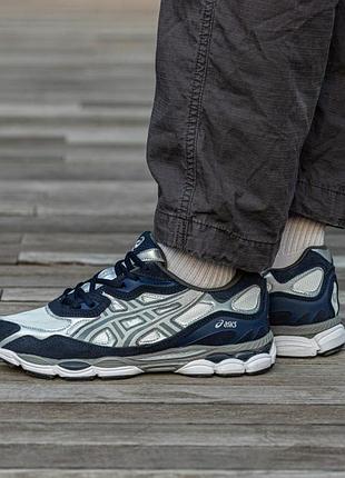 Мужские кроссовки asics gel nyc blue / smb+ 🔗