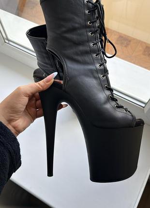 Стріпи pleaser ботінки з відкритим носком