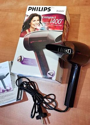 Фен philips compact 1400w