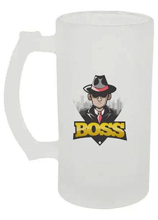 Бокал для пива стеклянный boss №2 500 мл (стеклянная посуда)