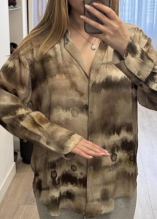 Сорочка zara з віскози