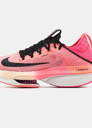 Женские кроссовки nike air zoom alphafly 2 pink yellow / smb+ 🔗
