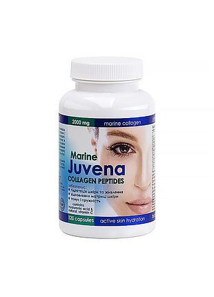 Juvena collagen peptides, морской коллаген для вашей красоты и здоровья, 120 капсул