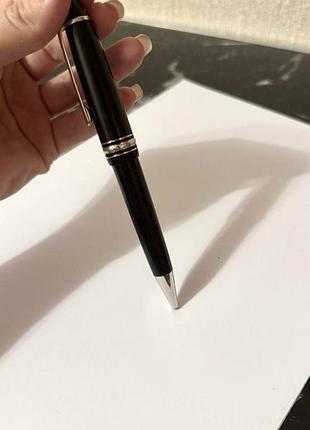 Ручка кулькова montblanc meisterstück platinum line чорна