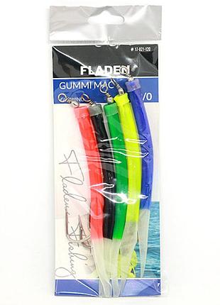 Морской монтаж fladen gummi mac 5p assorted glowing 12/0 (17-821-120)