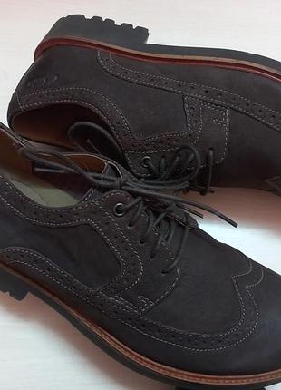Туфли весна-осень кожа муж. 42-42.5р.clarks индии