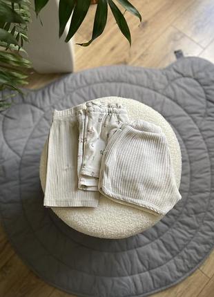 Шорти в рубчик zara h&m