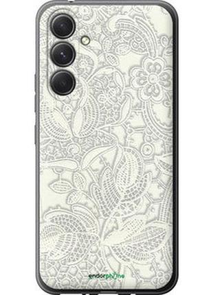 Чехол на samsung galaxy a54 a546e белое кружево "4383u-2935-2448"