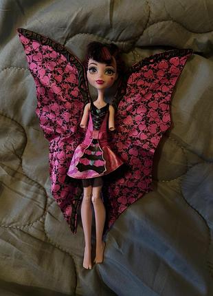 Дракулаура кукла монстер хай monster high лялька дракулаура с крыльями