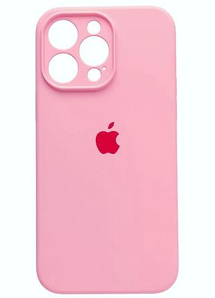 Чехол fiji silicone case full camera для apple iphone 16 pro бампер накладка с защитой камеры rose pink
