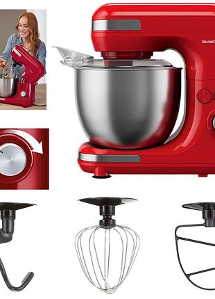Кухонный комбайн тестомес silvercrest red германия
