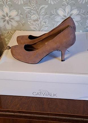 ✨ класичні човники dorothy perkins | екозамша | р. 38.5–39 | каблук 9 см ✨