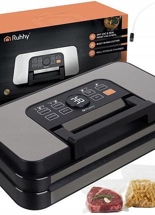 Вакууматор професійний з ножем ruhhy 24757 вакуумний пакувальник 125 вт