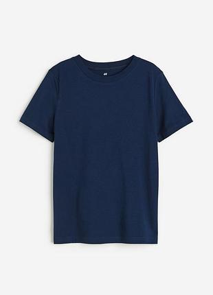 10-12/12-14 р h&amp;m новая фирменная базовая подростковая хлопковая футболка оригинал