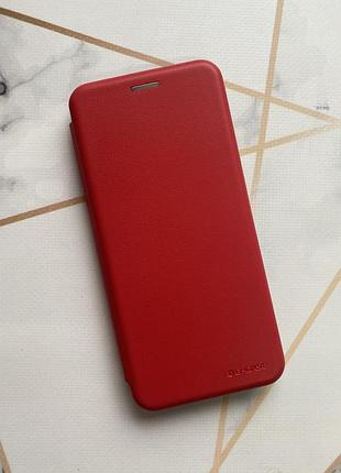 Чехол-книжка на samsung galaxy m32 красный