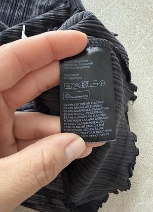 Реглан / лонгслів в рубчик h&m 6