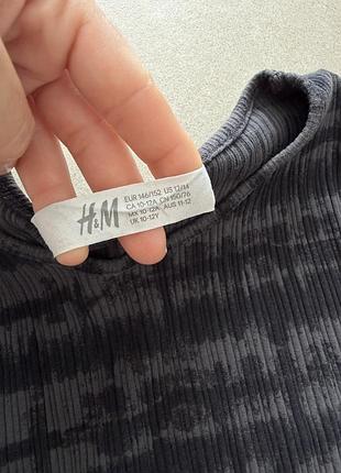 Реглан / лонгслів в рубчик h&m 5