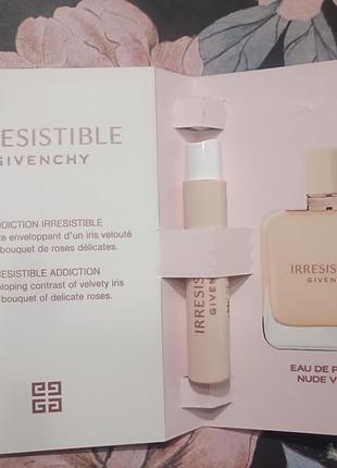 Givenchy irresistible nude velvet парфюмированная вода пробник
