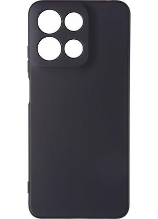 Чехол silicone case для motorola g17 power бампер силиконовый с микрофиброй цвет черный