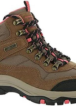Черевики трекинговые туристичні skechers trego alpine trail 167008/brtn коричневий