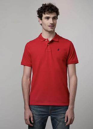 Футболка поло червона h&m