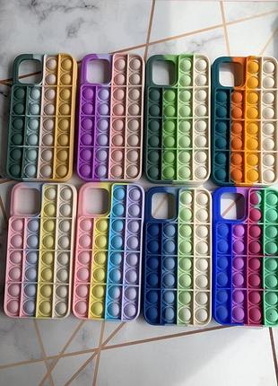 Силіконовий чохол поп іт антистрес поп-іт pop it для iphone 12 pro max попит