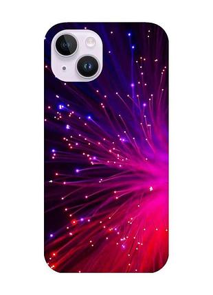 Чехол с защитой камеры на iphone 14 салют (принт 98)