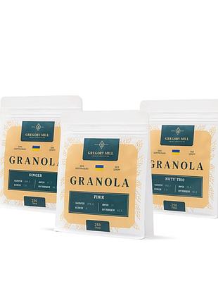 Вкусный набор gregory set finik, nuts’ trio & ginger, 750 г