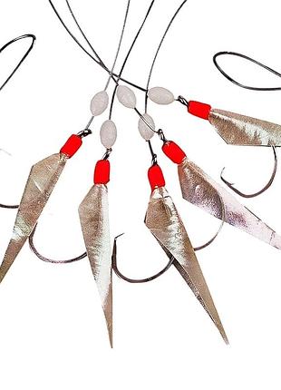 Морской монтаж fladen deep sea d3 size 2 5 circle hooks (17-3402)