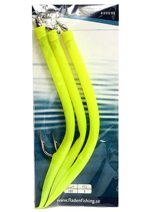 Морской монтаж fladen rubber mac 3pcs size 14/0 yellow (17-819-140)