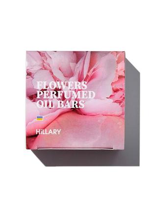 Твердий парфумований крем-баттер для тіла hillary perfumed oil bars flowers, 65 г