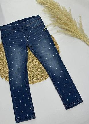 Лосини для дівчинки джинс в горошок h&m 104 см