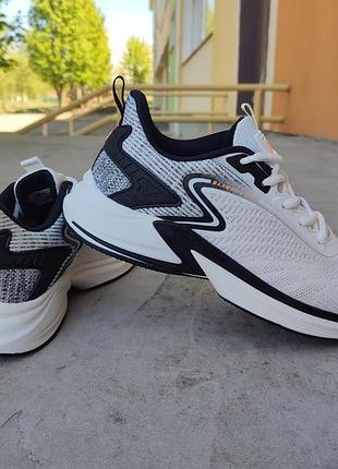 Кроссовки мужские baas sport fashion белые с черной сеткой