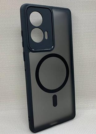 Чохол motorola edge 50 fusion протиударний bq magsafe матовий чорний