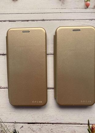 Чехол-книжка на samsung galaxy а10s/a107 золотой