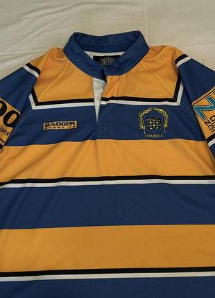 Vintage badger rugby sportswear -coach - футболка поло для регби для тренера - xl