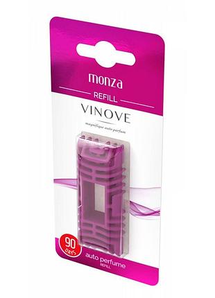 Запасной картридж monza (монца) vinove – авто ароматизатор, до 90 дней действия, сладко-цветочный аромат