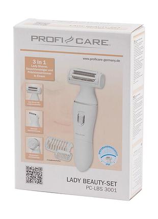 Набір для догляду за тілом proficare pc-lbs 3001 епілятор, тример, жіноча бритва