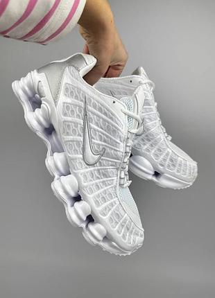 Nike shox tl white 8